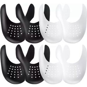 4 Pairs Shoe Crease Guards for Men (Size 7-12)